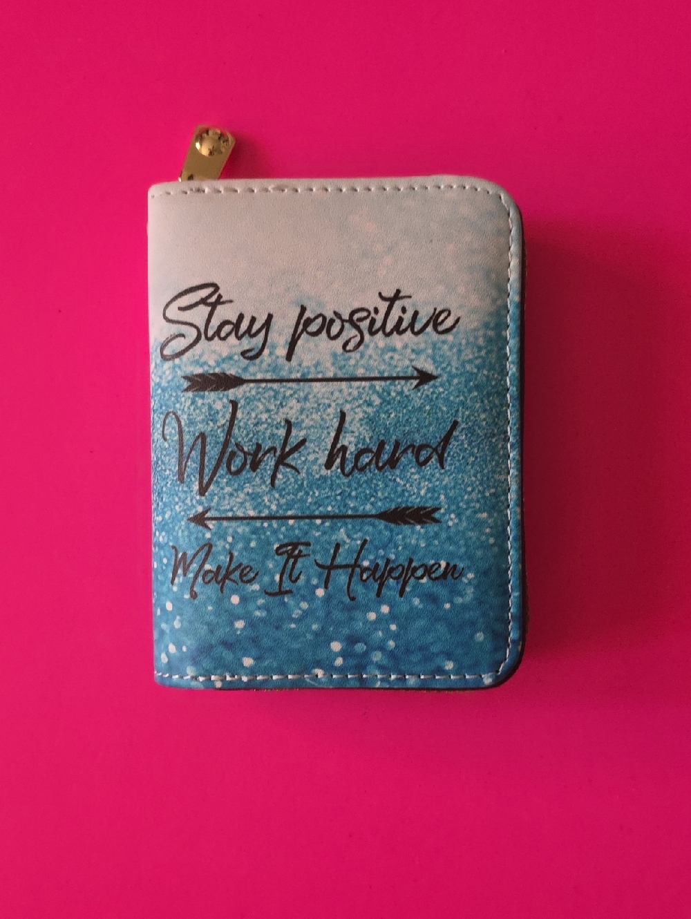 🆕️RFID BLOCKING 🚫 Wallet w/ INSPIRATIONAL SCRIPT